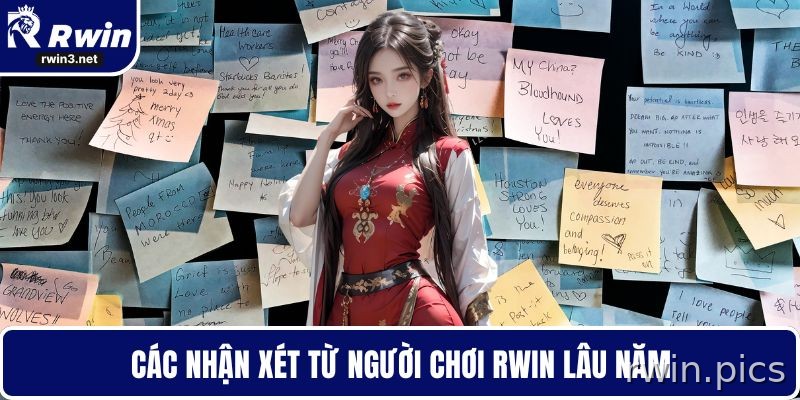RWIN 13 Các nhận xét từ hội viên RWIN lâu năm